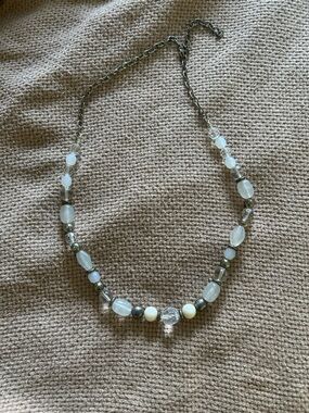 White Beaded Women's Necklace - Unbranded